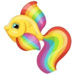 arranged – supportive – rainbow fish